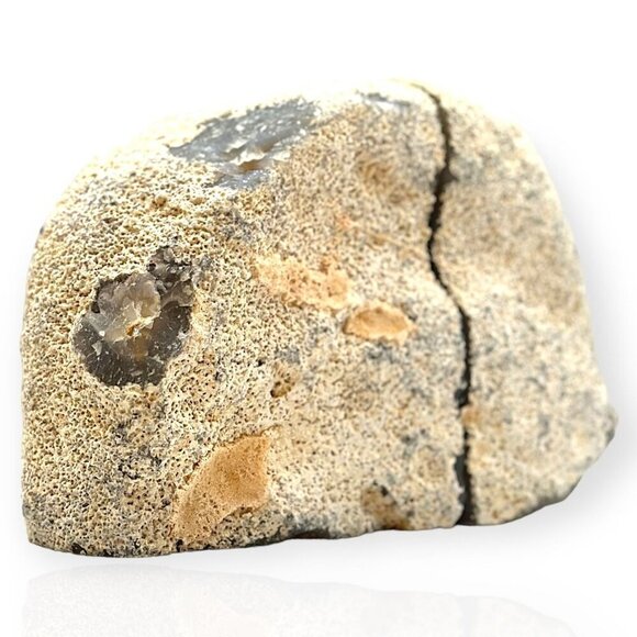 Agate Crystal Bookends w/ Geode Center, Natural Stone, Bookshelf Decor, Unique g - Picture 9 of 10